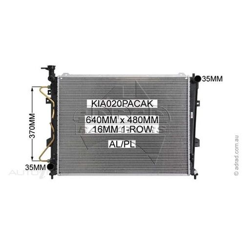 Adrad Radiator - KIA020PACAK
