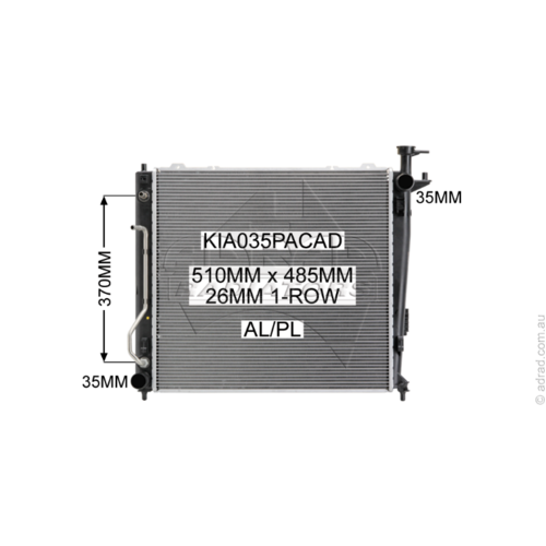 Adrad Radiator - KIA035PACAD