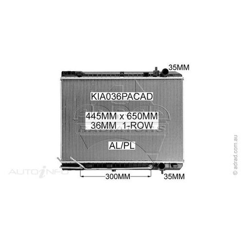 Adrad Radiator - KIA036PACAD