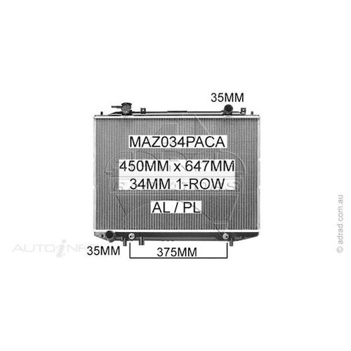 Adrad Radiator - MAZ034PACA