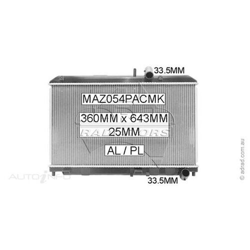 Adrad Radiator - MAZ054PACMK