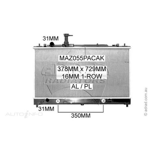 Adrad Radiator - MAZ055PACAK