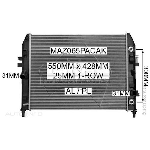 Adrad Radiator - MAZ065PACAK