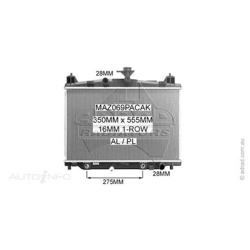 Adrad Radiator - MAZ069PACAK