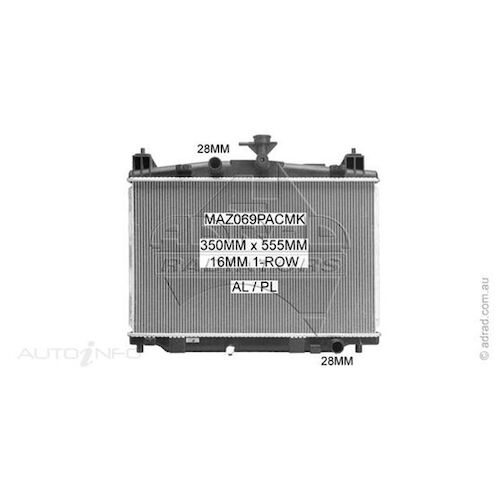 Adrad Radiator - MAZ069PACMK