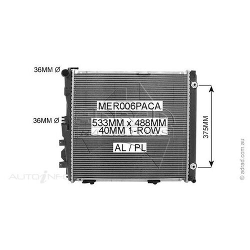 Adrad Radiator - MER006PACA