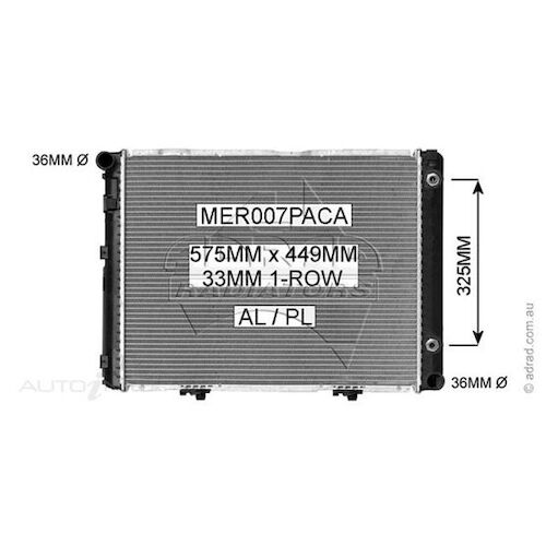 Adrad Radiator - MER007PACA