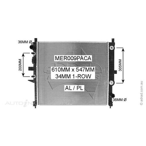 Adrad Radiator - MER009PACA