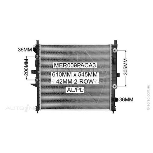 Adrad Radiator - MER009PACA3