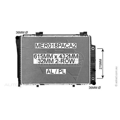Adrad Radiator - MER018PACA2