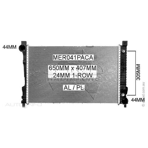 Adrad Radiator - MER041PACA