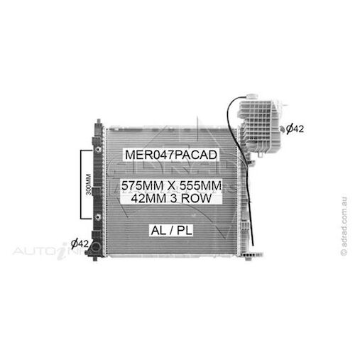 Adrad Radiator - MER047PACAD