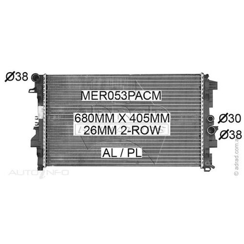 Adrad Radiator - MER053PACM