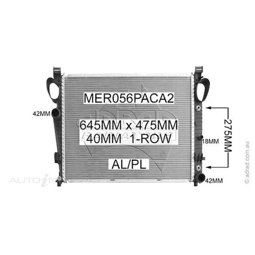 Adrad Radiator - MER056PACA2