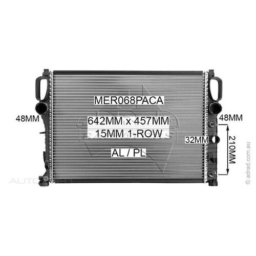 Adrad Radiator - MER068PACA