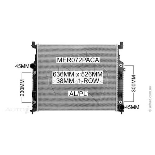 Adrad Radiator - MER072PACA