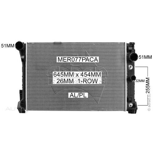 Adrad Radiator - MER077PACA