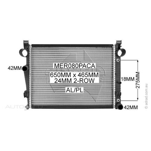 Adrad Radiator - MER080PACA