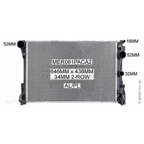 Adrad Radiator - MER081PACA2