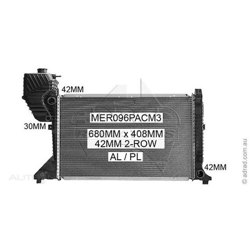 Adrad Radiator - MER096PACM3
