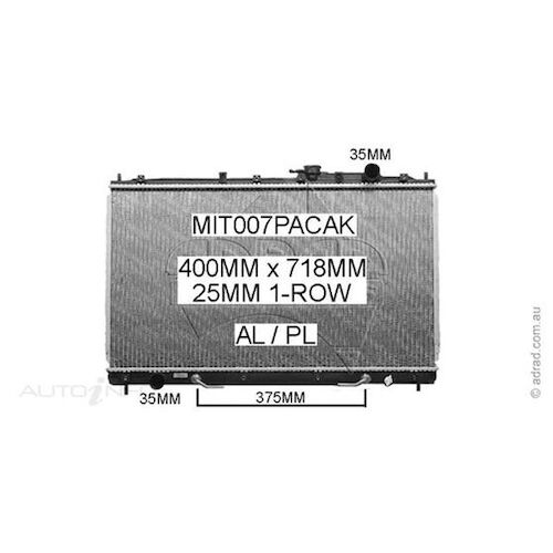 Adrad Radiator - MIT007PACAK