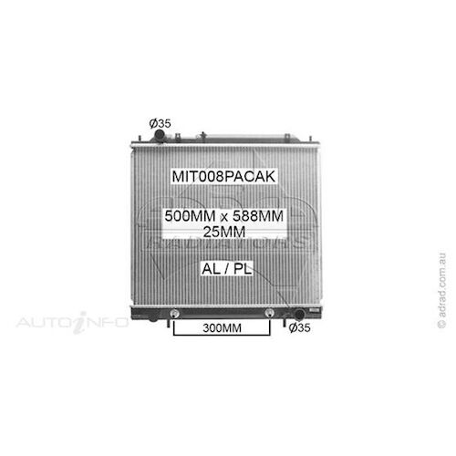 Adrad Radiator - MIT008PACAK