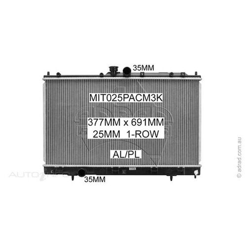 Adrad Radiator - MIT025PACM3K