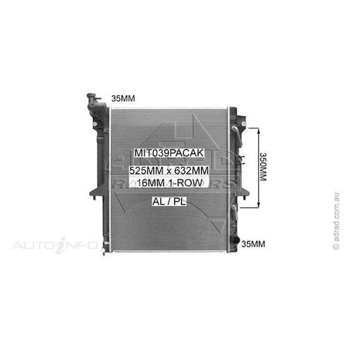 Adrad Radiator - MIT039PACAK