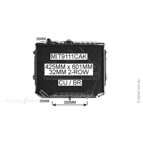 Adrad Radiator - MIT9111CAK