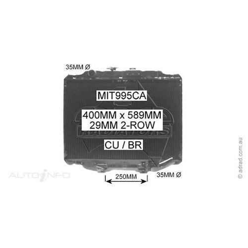 Adrad Radiator - MIT995CA