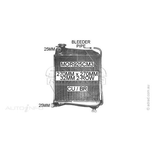 Adrad Radiator - MOR925CM3