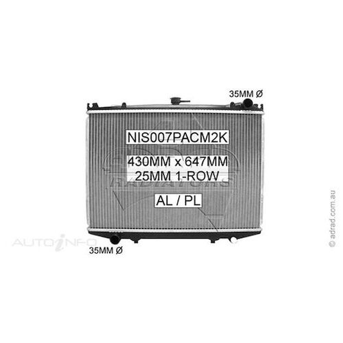 Adrad Radiator - NIS007PACM2K