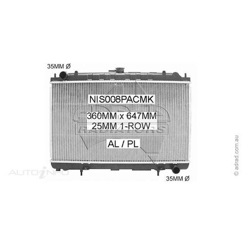 Adrad Radiator - NIS008PACMK