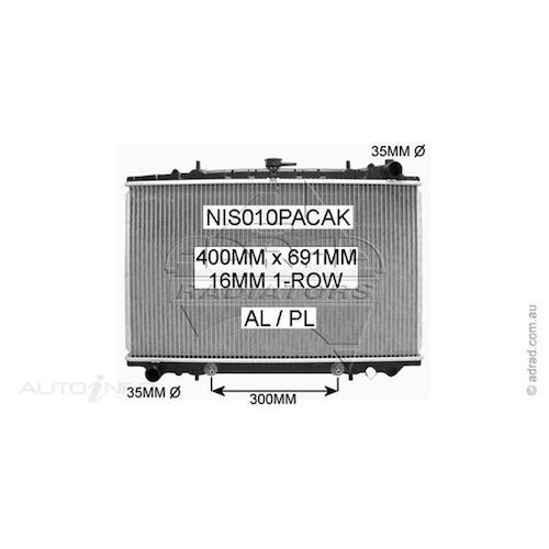 Adrad Radiator - NIS010PACAK