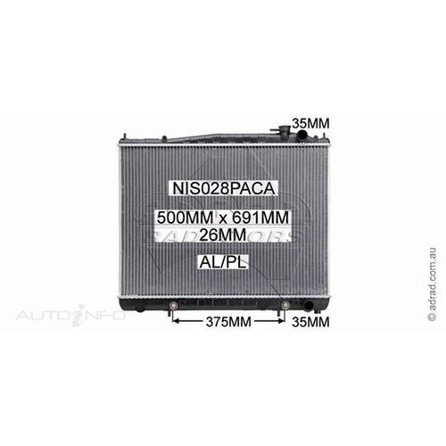 Adrad Radiator - NIS028PACA