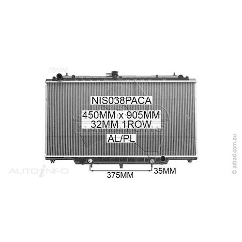 Adrad Radiator - NIS038PACA