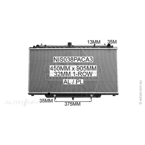 Adrad Radiator - NIS038PACA3