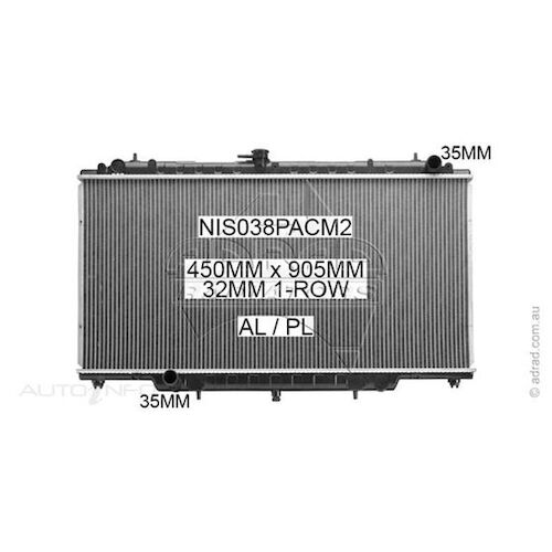 Adrad Radiator - NIS038PACM2