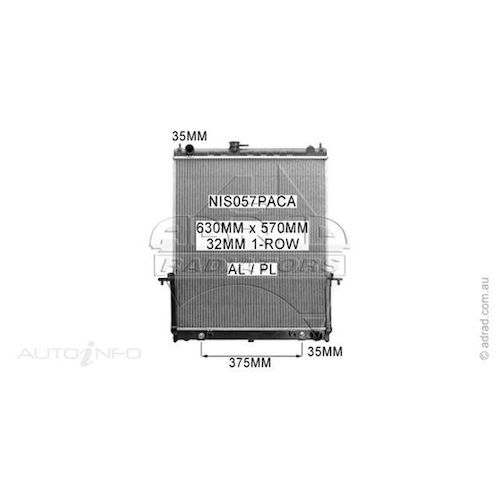 Adrad Radiator - NIS057PACA
