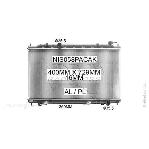 Adrad Radiator - NIS058PACAK