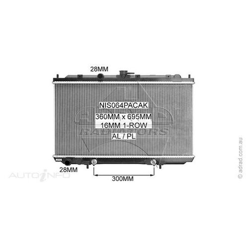 Adrad Radiator - NIS064PACAK