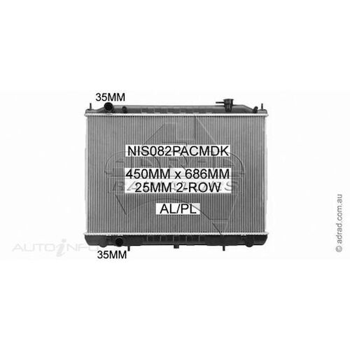 Adrad Radiator - NIS082PACMDK