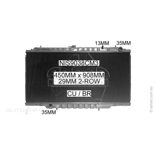 Adrad Radiator - NIS9038CM3