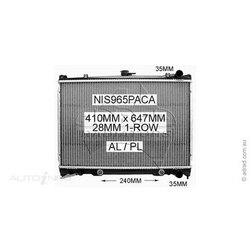 Adrad Radiator - NIS965PACA