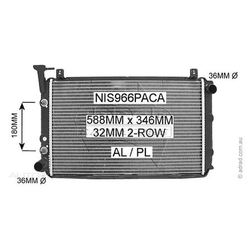 Adrad Radiator - NIS966PACA