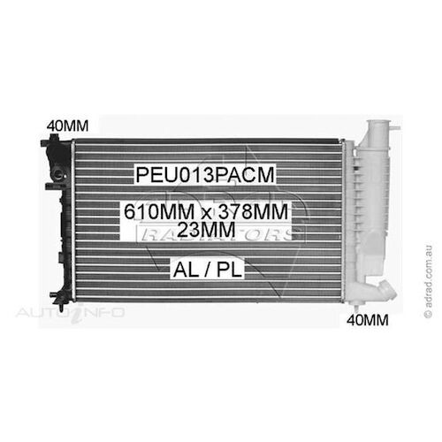 Adrad Radiator - PEU013PACM