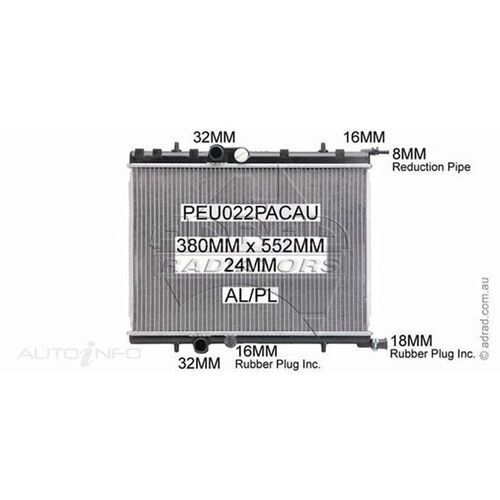 Adrad Radiator - PEU022PACAU