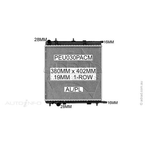 Adrad Radiator - PEU030PACM
