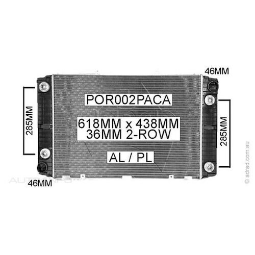 Adrad Radiator - POR002PACA