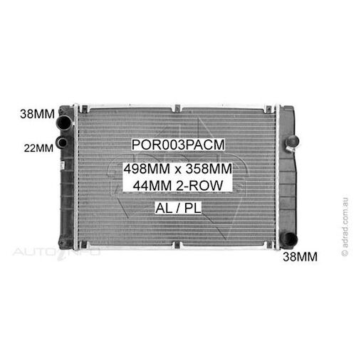 Adrad Radiator - POR003PACM